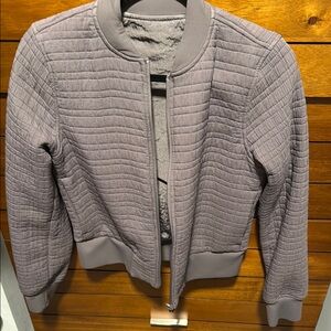 Women's Quilted Gray Jacket Lululemon